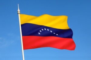Bandera de Venezuela anunciando el TPS Venezuela 2022